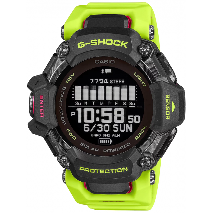 Zegarek G-SHOCK GBD-H2000-1A9ER Casio G-SQUAD Heart Rate Monitor Bluetooth - męski